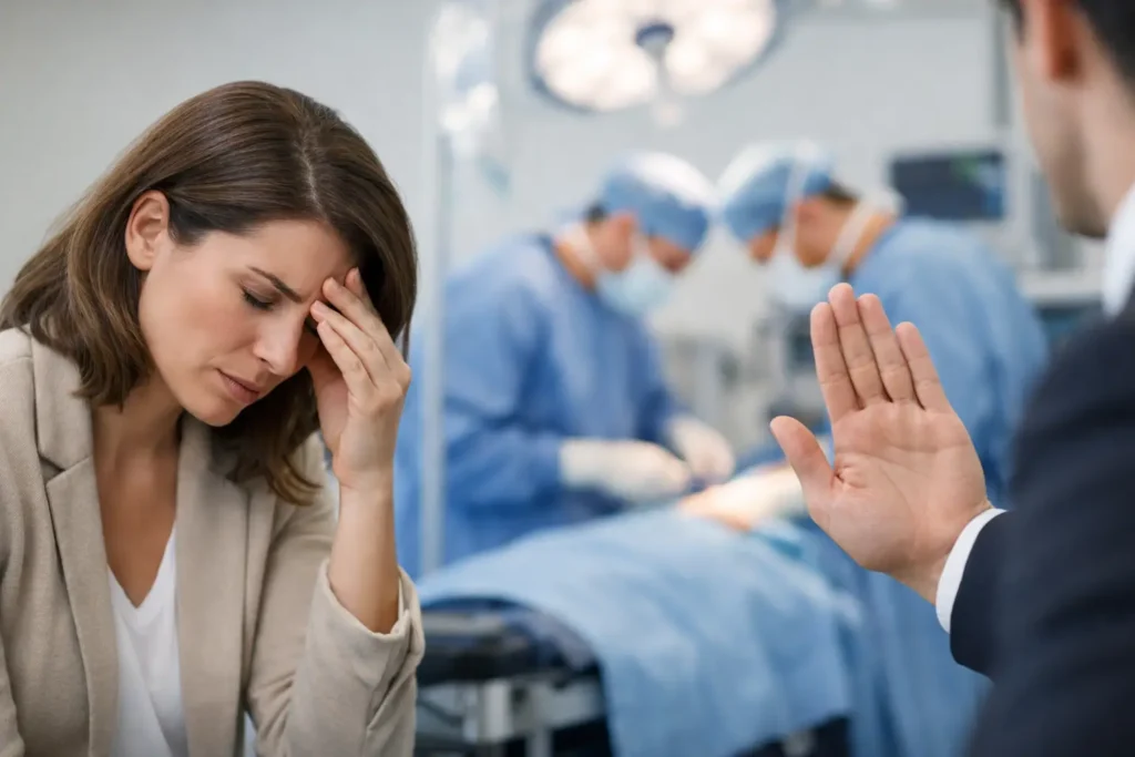 Plano de saúde negou cirurgia urgente?